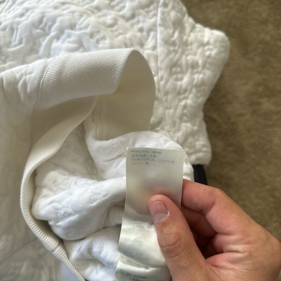 Louis Vuitton White Crewneck Sweater - Picture 5 of 6